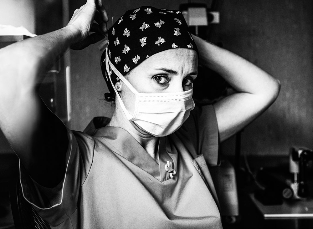confident nurse preparing for surgery &mdash; healthcare marketing branding