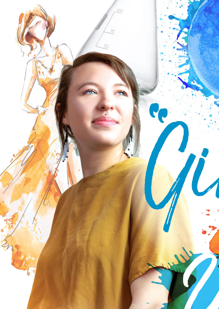 portrait of a young, confident woman &mdash; higher education marketing